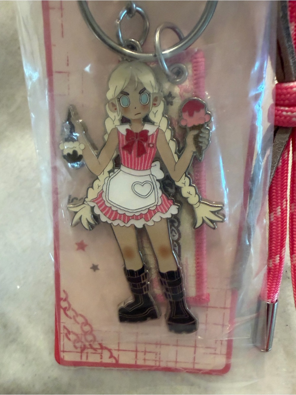 Peach Riot Keychain Pendant “Ice Cream Parlor” by Pop Mart - Picture 3 of 7